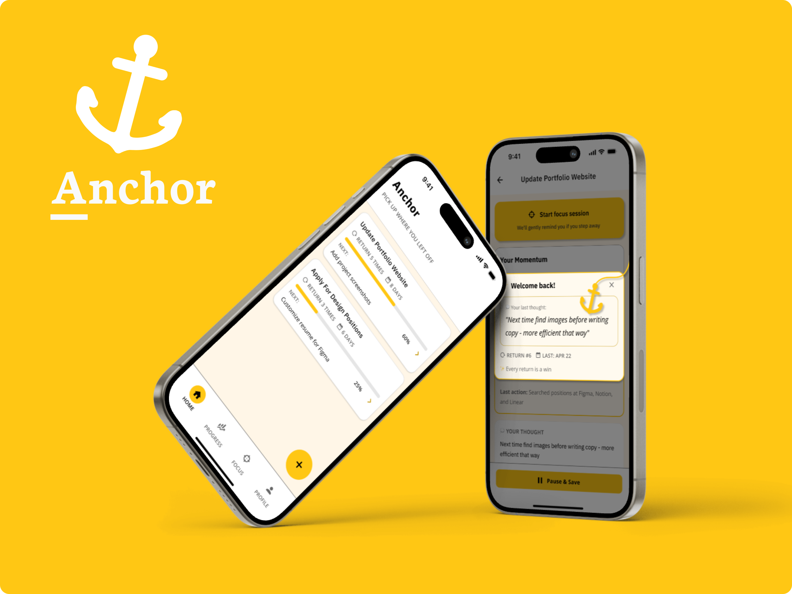 Anchor ADHD Productivity App