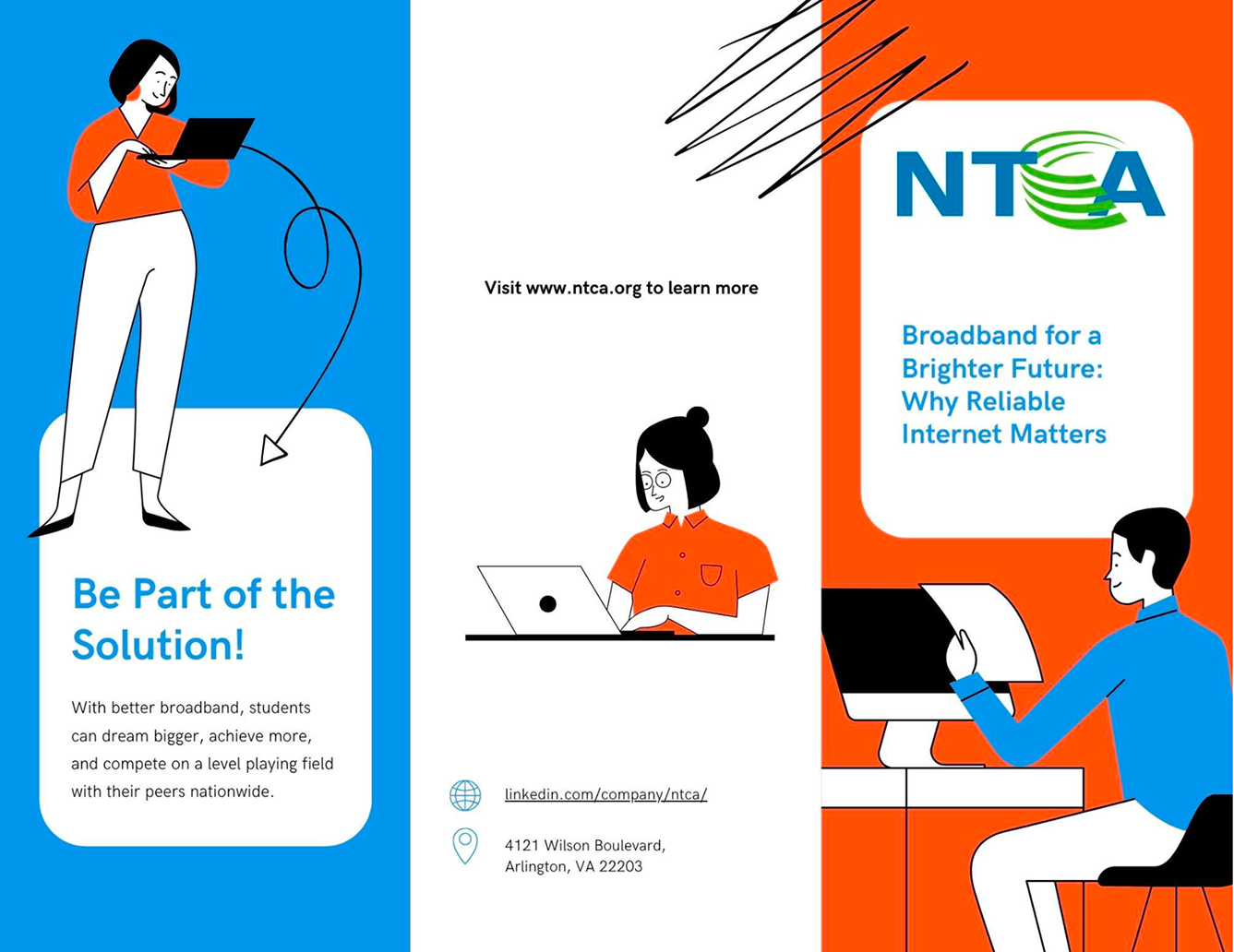 NTCA pamphlet — outside