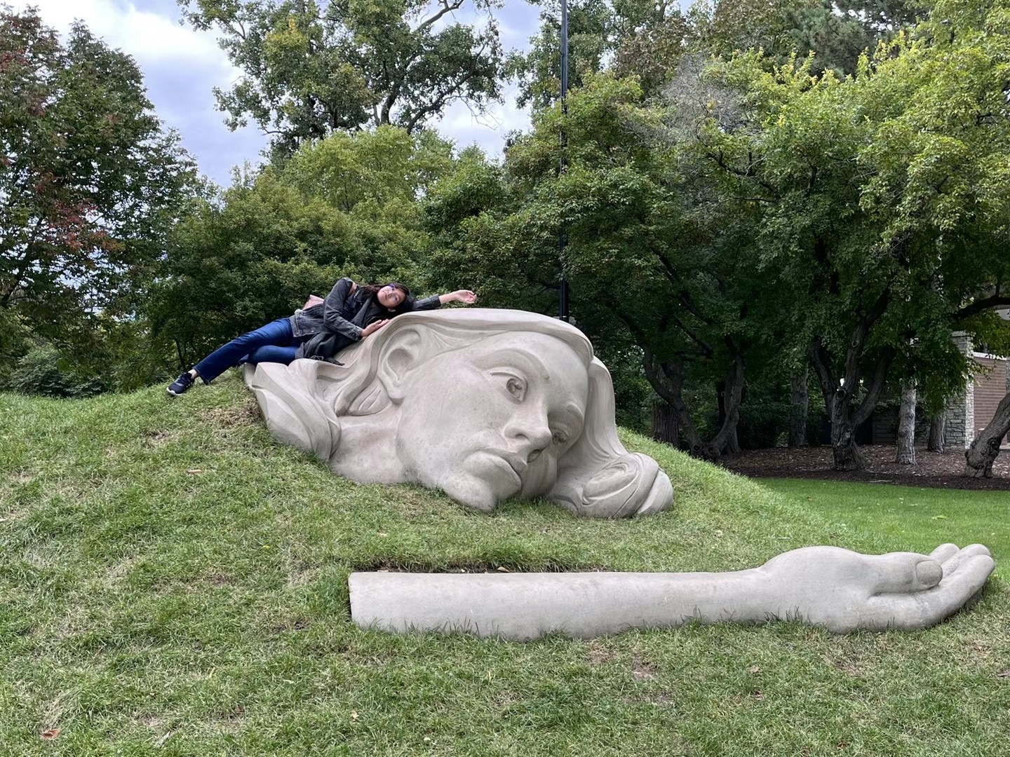 Sophia at Chicago Athenaeum International Sculpture Park
